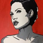 Angelina Jolie portré