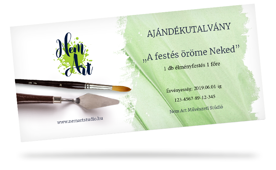 Élményfestés ajándékutalvány