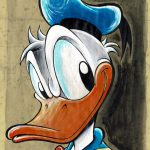 Donald duck portré