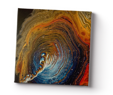 NemArt Stúdió - Fluid Art - Dirty-pour Fluid Art: dirty pour vagy dirty cup technika