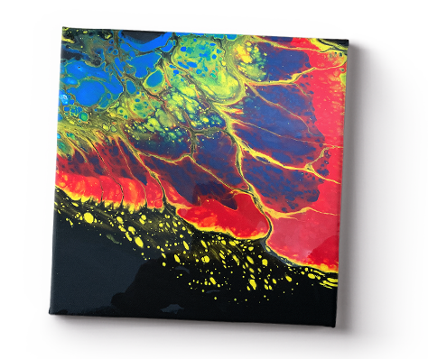 NemArt Stúdió - Fluid Art - Open-cup Fluid Art: open cup technika