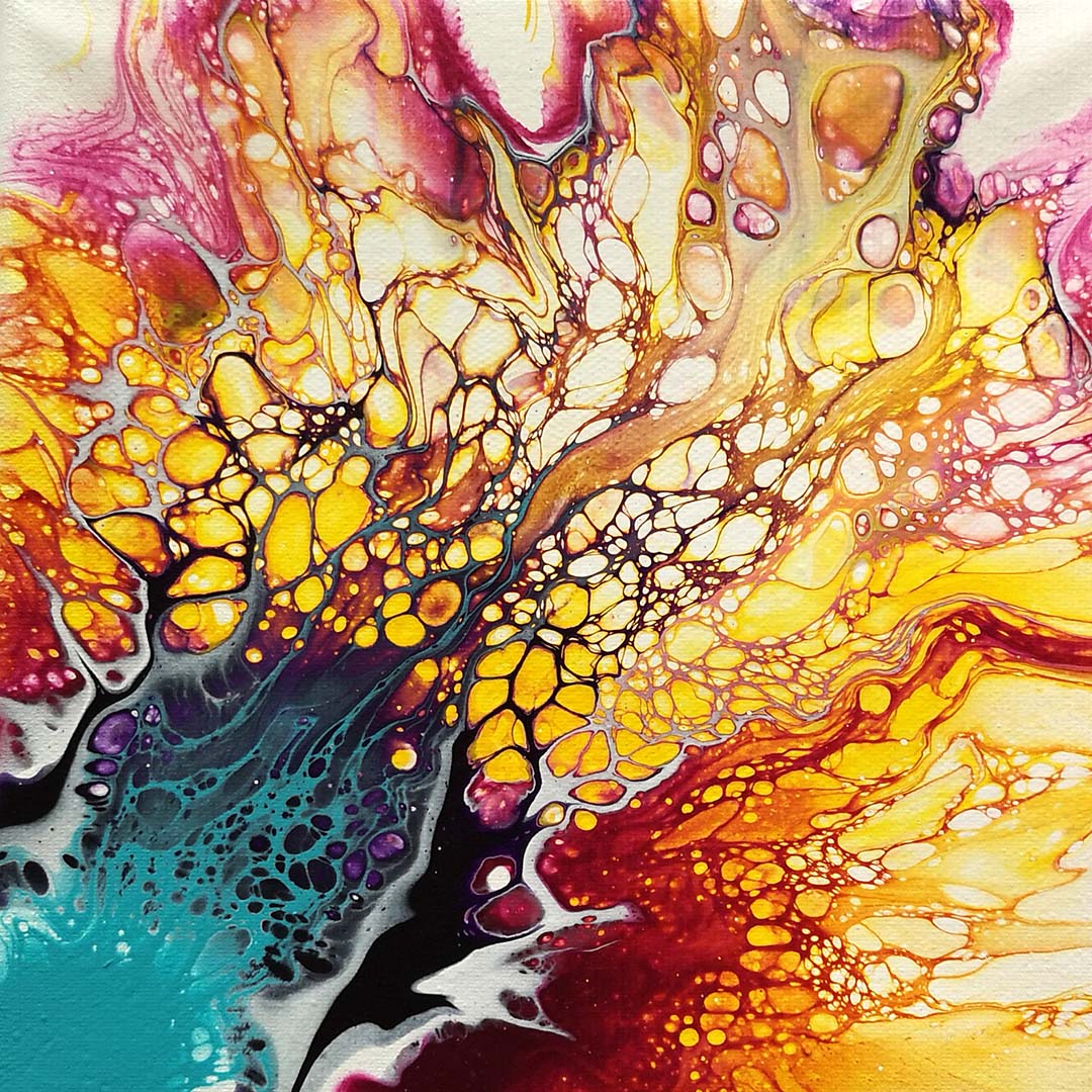 fluid art festés