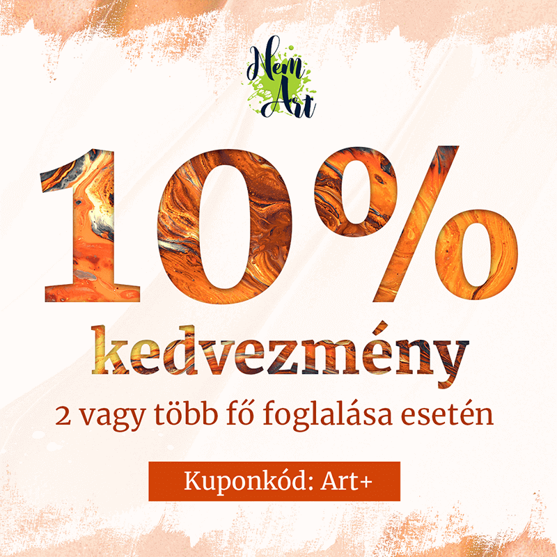 10% kedvezményes kupon élményfestésre