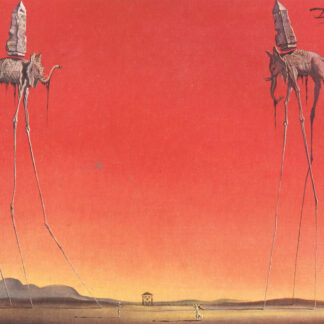 a kép tartalma: dalí, elefántok